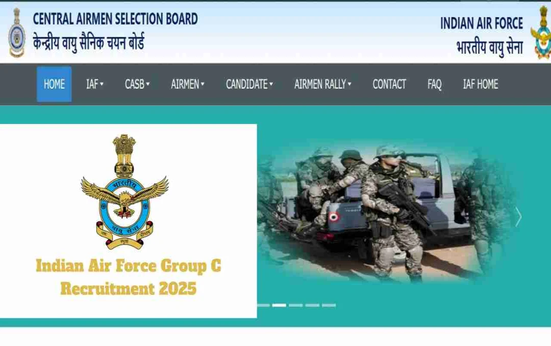 IAF Airmen Recruitment 2025