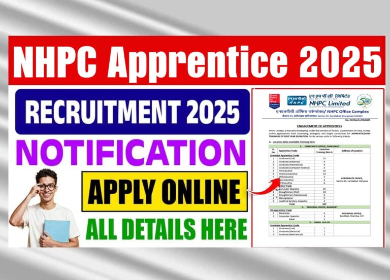 NHPC Apprentice Recruitment 202