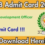 RSSB VDO Admit Card 2025: परीक्षा की तारीख और एडमिट कार्ड डाउनलोड करने की पूरी जानकारी